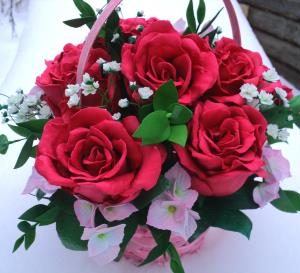 Букет роз из фоамирана